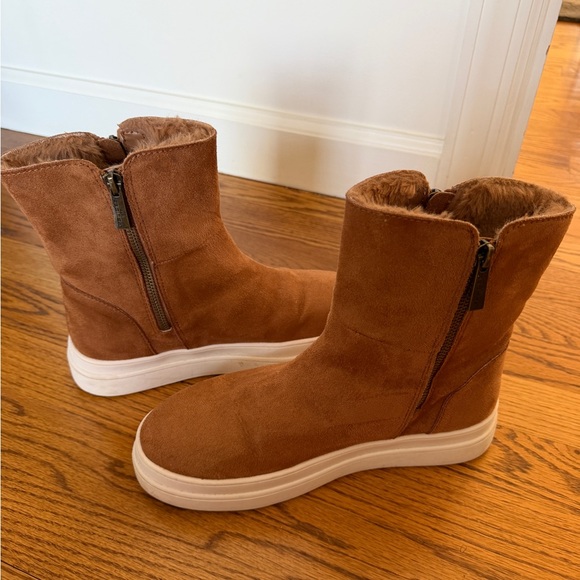 J SLIDES Brown Suede Waterprrof Lined Boots - Picture 5 of 5